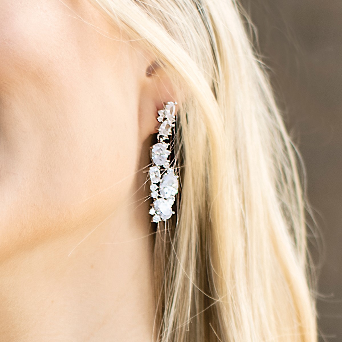 Ivory & Co Peninsula Dazzling Cluster Earrings