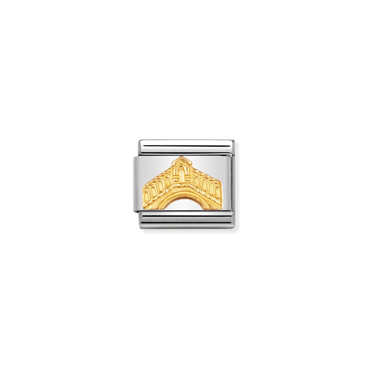 Nomination Classic Monuments Rialto Bridge Charm - 18k Gold - 030123/26
