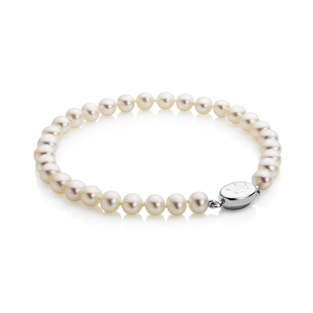 Jersey Pearl 5.0-5.5mm Classic Freshwater Pearl Bracelet  1520231