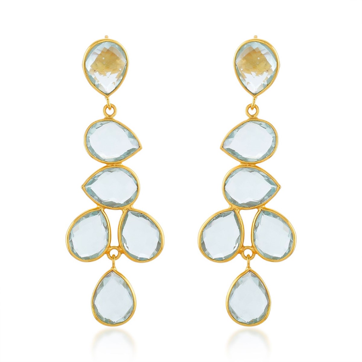 Shyla London Sheena Earrings - Soft Light Blue