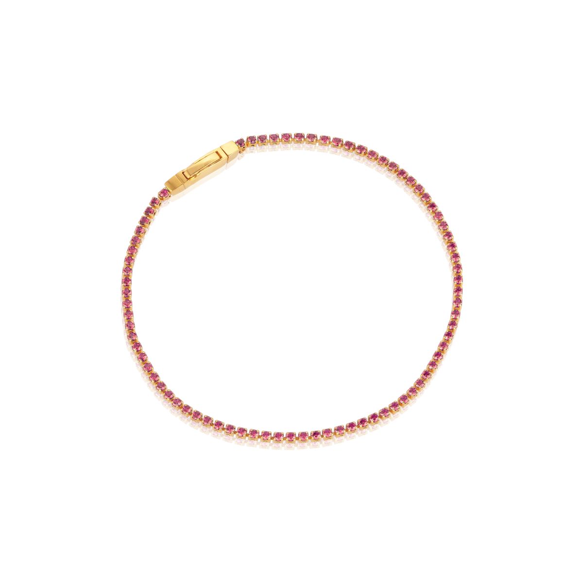 Sif Jakobs Ellera Bracelet - Gold with Pink Zirconia