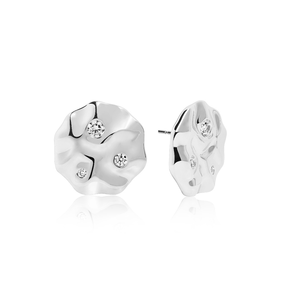Sif Jakobs Earrings Acerra, silver with white zirconia SJ-E0020-CZ