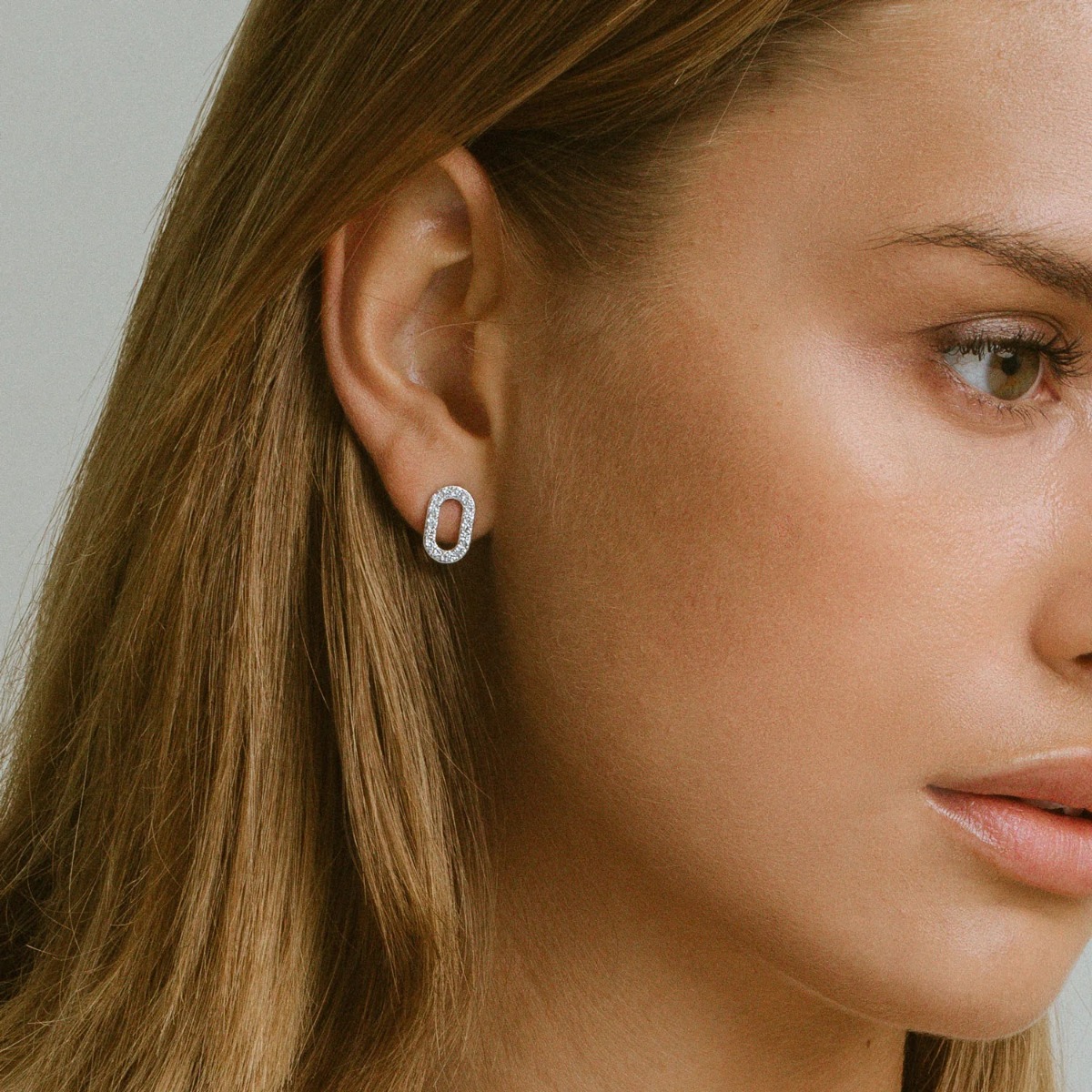 Sif Jakobs Capizza Silver Earrings with White Zirconia