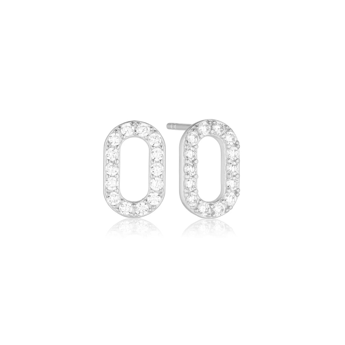 Sif Jakobs Capizza Silver Earrings with White Zirconia
