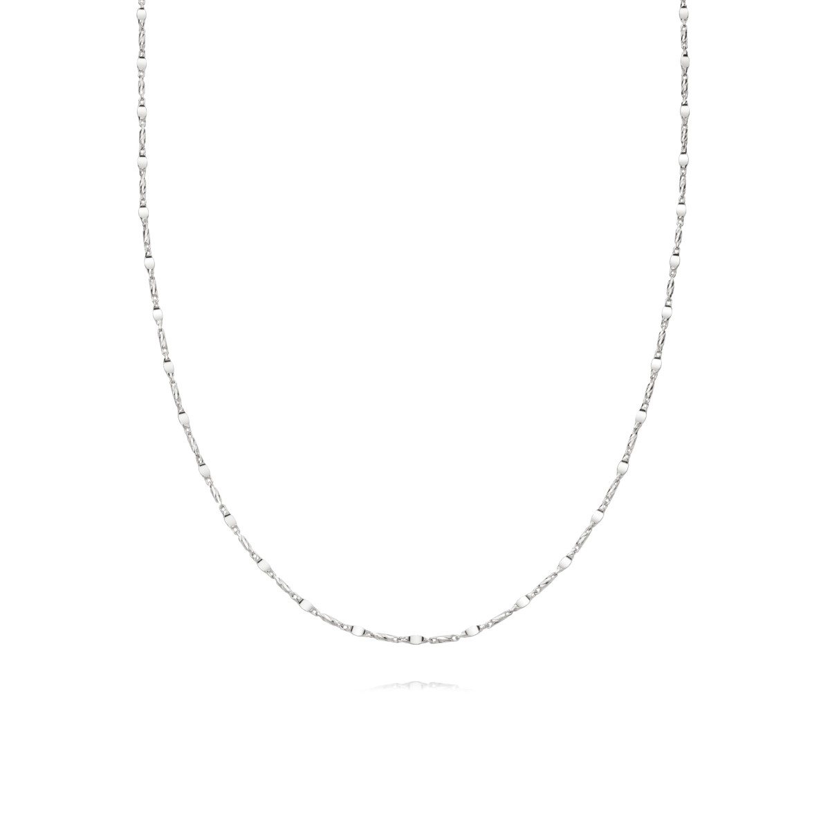 Daisy Isla Tidal Twist Necklace - Silver SN10_SLV