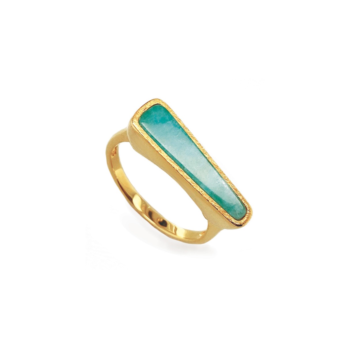 Sarah Alexander Soho Amazonite Wedge Ring