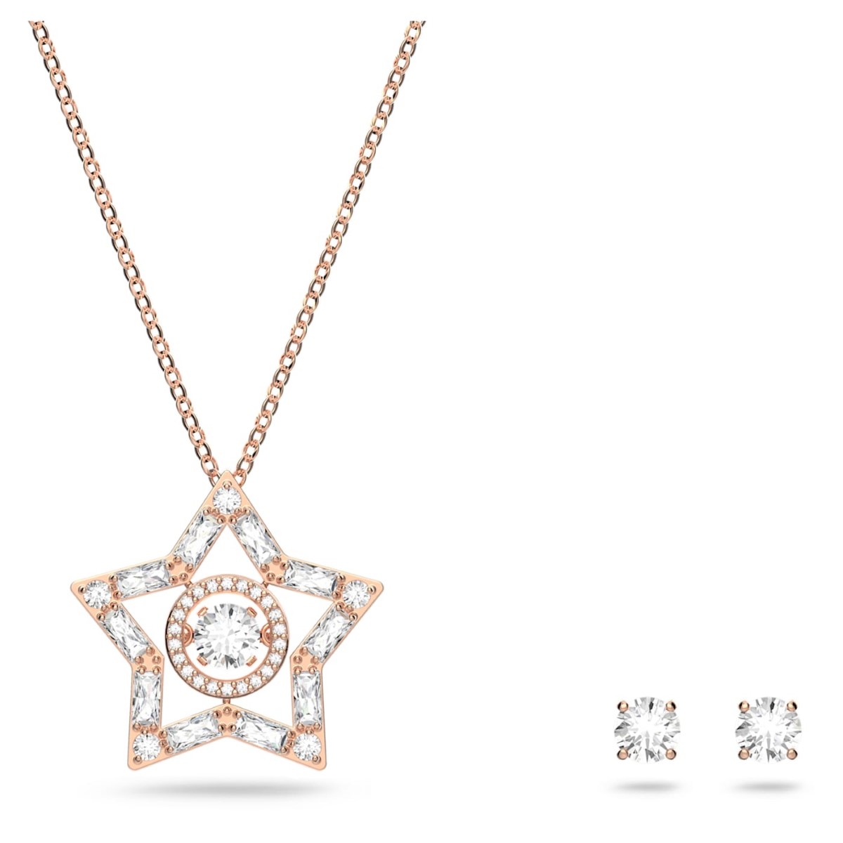 Swarovski Stella Set - Rose Gold-tone Plating 5622730