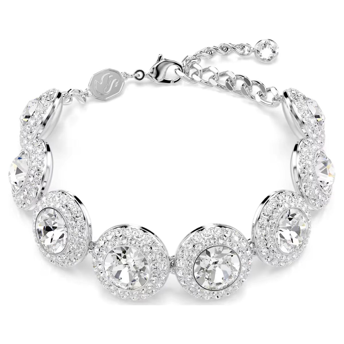 Swarovski Una Angelic Bracelet - White with Rhodium Plating - 5735343