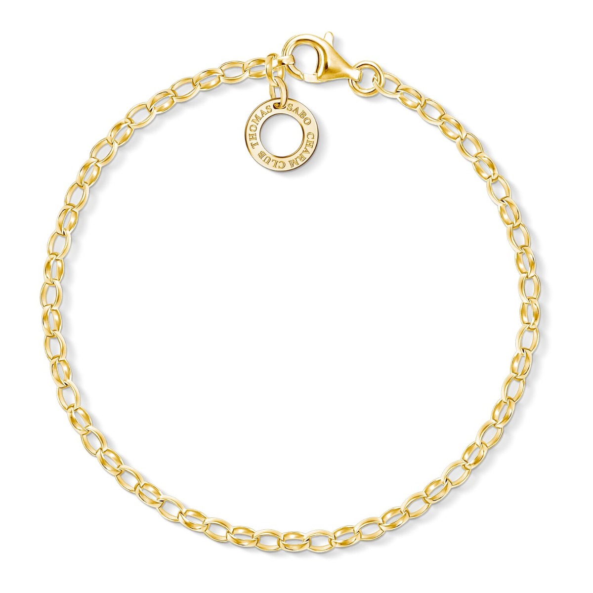 Thomas Sabo Classic Small Charm Bracelet - Gold X0243-413-39