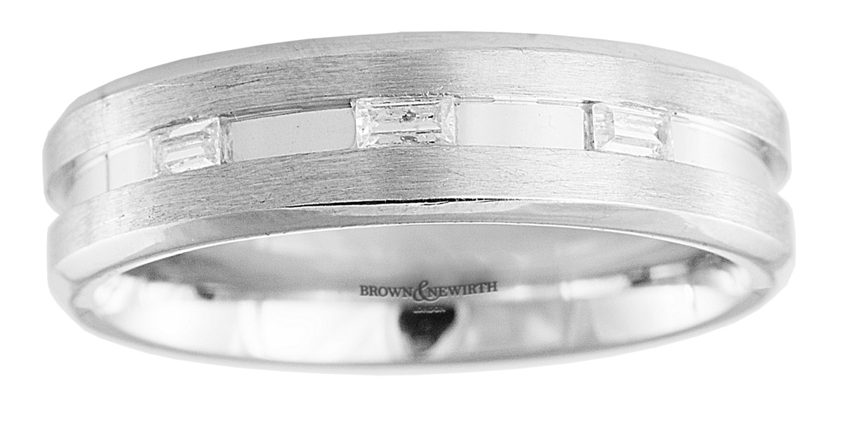 Brown & Newirth 'Orion' Mens Wedding Band, For Him