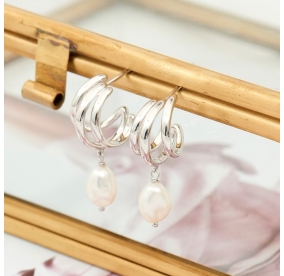 Buy Calvin Klein Beyond Stainless Steel Hoop Earrings Online
