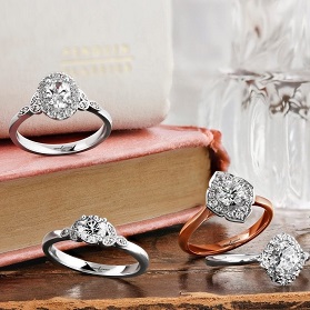 Vintage style rings